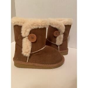 BROWN WITH FUR TODDLERS SIZE 8 BOOT BY US SPORT